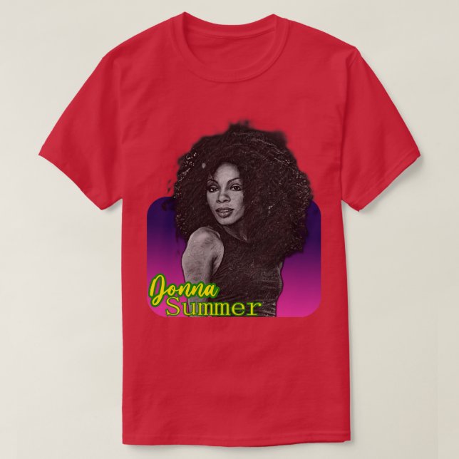 Camiseta Donna Summer Retro Style Fan Art (Diseño del anverso)