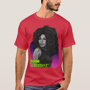 Camiseta Donna Summer Retro Style Fan Art