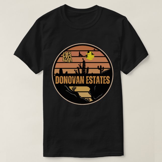 Camiseta Donovan Estates, Arizona (Diseño del anverso)