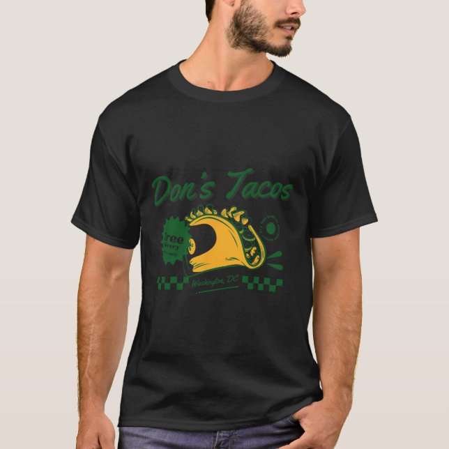 Camiseta Don's Tacos - Gracioso patriótico Vamos Taco Tarif (Anverso)