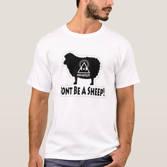 Camiseta Don't be a sheep !! (Anverso)