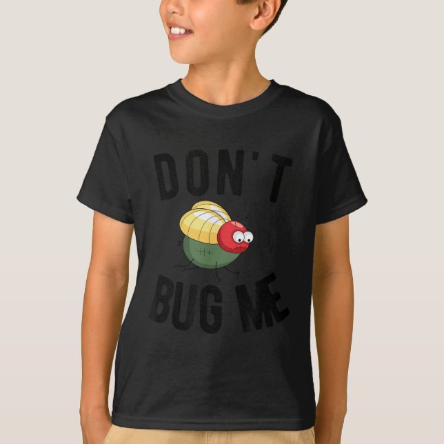 Camiseta Don't Bug Me Funny Introvert Quote Saying Meme  (Anverso)