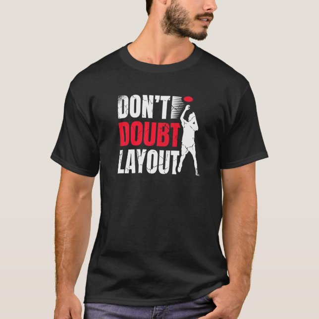 Camiseta Don't Doubt Layout Ultimate Frisbee Player Sports  (Anverso)