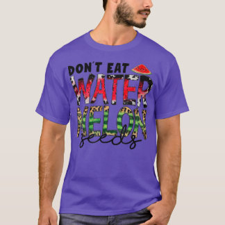 Camiseta Don't Eat Watermelon Seeds Leopard Western Waterme