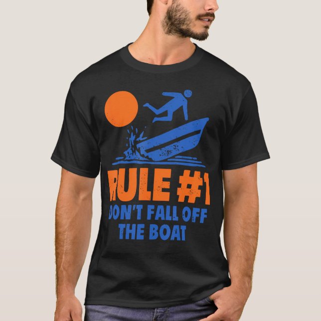 Camiseta Don'T Fall Off The Boat Unisex For Men'S Women (Anverso)