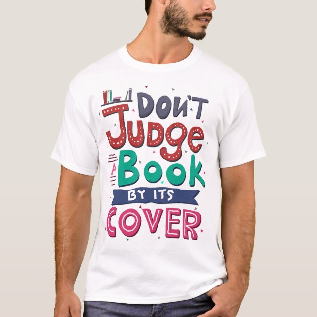 Camiseta Don't judge a book by its cover (Anverso)