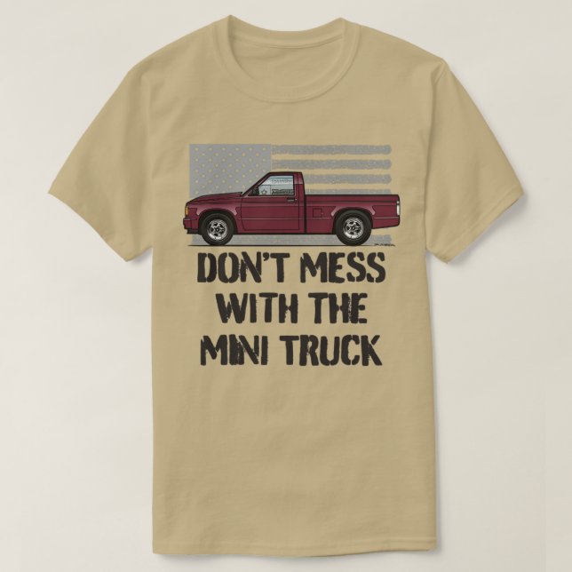 Camiseta Dont Mess Maroon (Diseño del anverso)