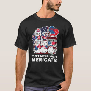 Camiseta Don't Mess With Mericats Usa