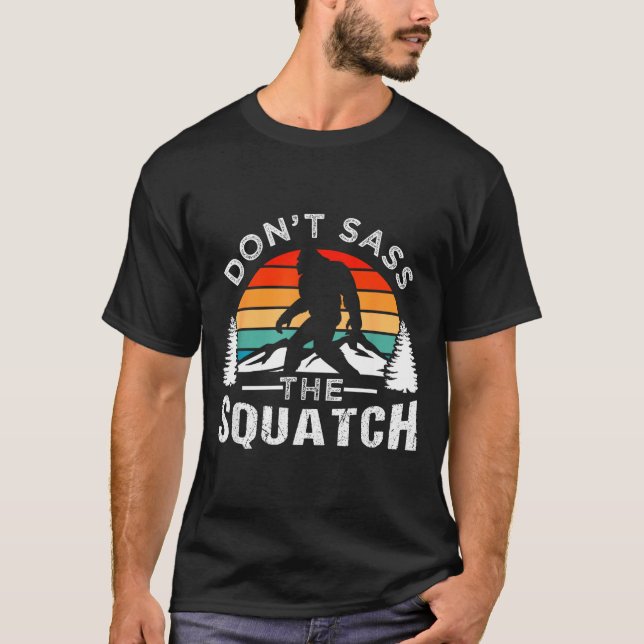 Camiseta Don't S The Squatch Bigfoot  (Anverso)