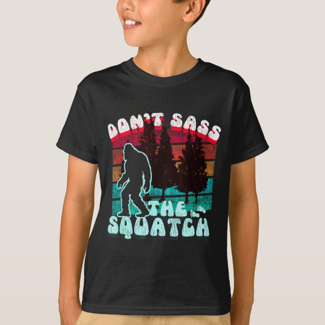 Camiseta Dont S The Squatch Funny Pun Joke  (Anverso)