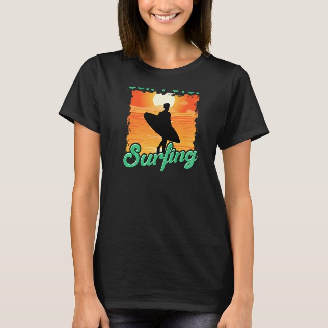 Camiseta Don't Stop Surfing  Surfer Back Print (Anverso)
