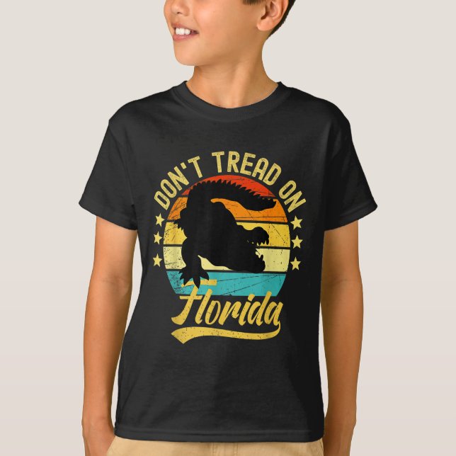 Camiseta Don't Tread On Florida Alligator  (Anverso)
