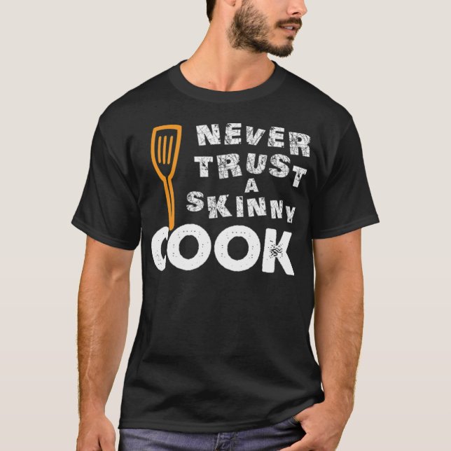 Camiseta Dont trust skinny skateboard kitchen  (Anverso)
