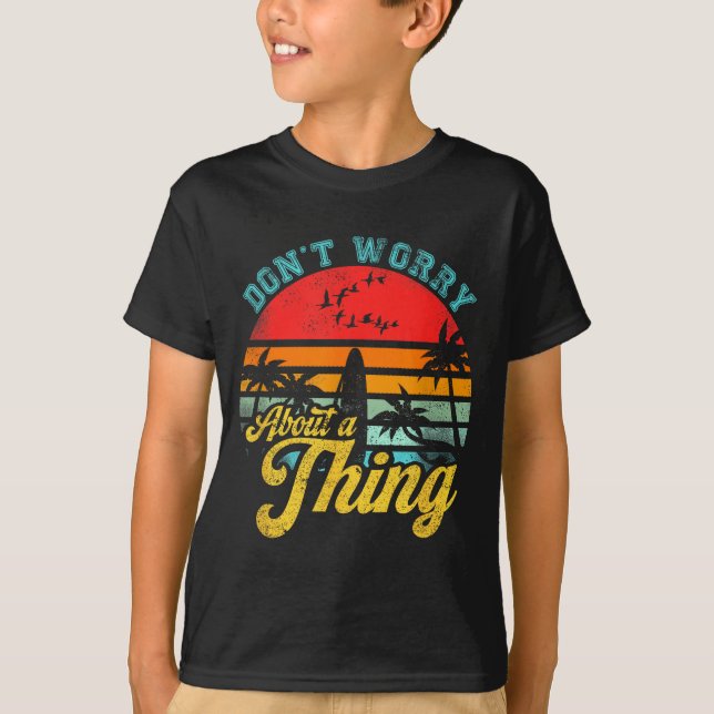 Camiseta Don't Worry About A Thing Jamaican Rasta Reggae Fu (Anverso)