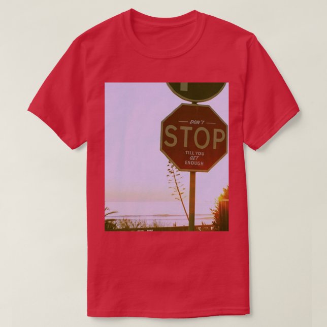 Camiseta DontStopTillGetEnough (Diseño del anverso)