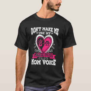 Camiseta Donu2019t Haz que use mi mamá de Pinscher en minia