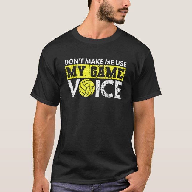 Camiseta Donu2019t Hazme Usar Mi Cita De Voz De Juego Para  (Anverso)