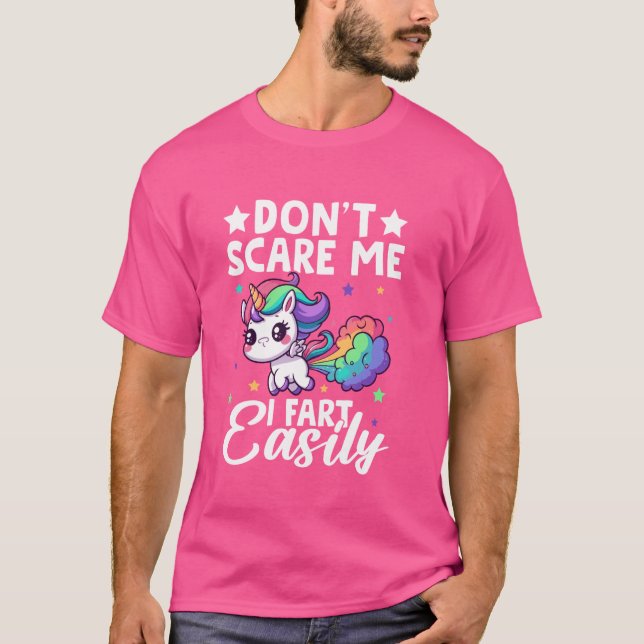 Camiseta Donu2019t me asusta me fastidio fácilmente con Uni (Anverso)