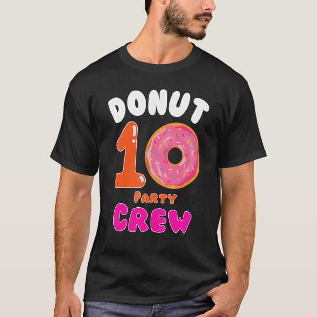 Camiseta Donut 10.ª Tripulación Fiesta Guay Doughnut Para N (Anverso)