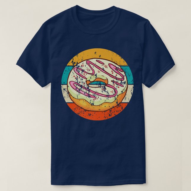 Camiseta Donut Baking Baker Panadería Pastel Retro 1431 (Diseño del anverso)