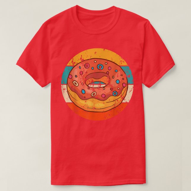 Camiseta Donut Baking Baker Panadería Pastel Retro 1473 (Diseño del anverso)