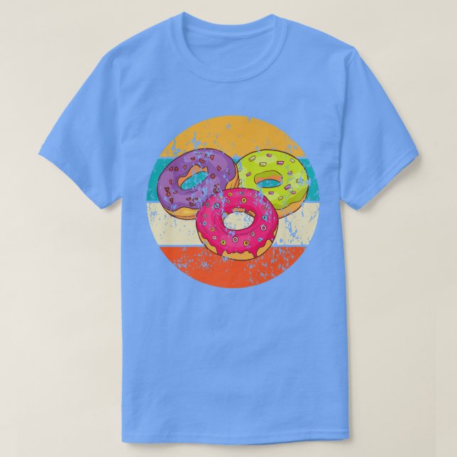 Camiseta Donut Baking Baker Panadería Pastel Retro Vintage  (Diseño del anverso)