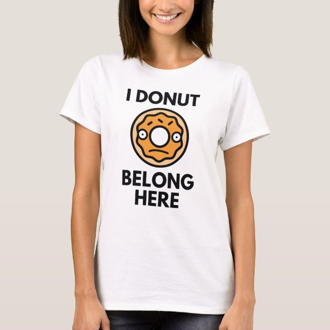 Camiseta Donut Belong Here (Anverso)