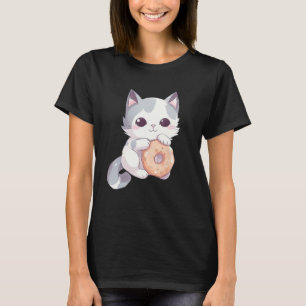 Camiseta Donut Cat para hombres gitanos mujeres niños