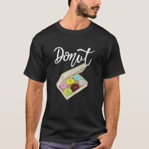 Camiseta Donut Cute Box de donut donuts hombres mujeres
