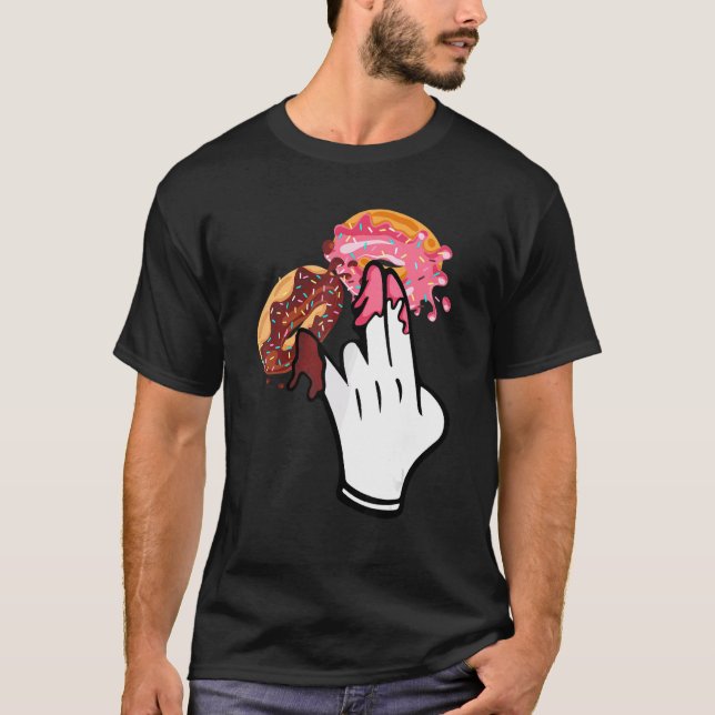 Camiseta Donut Cute Doughnut Hombres Ropa Mujer (Anverso)
