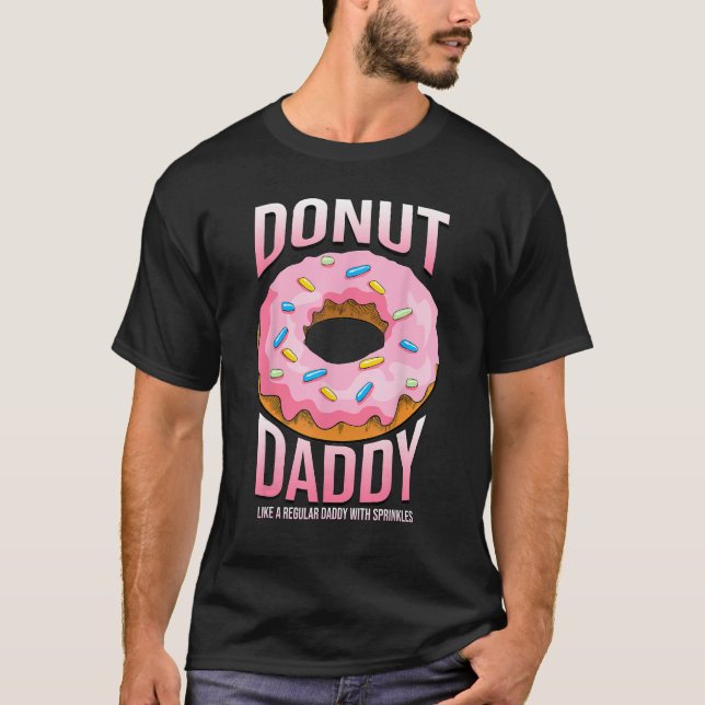 Camiseta Donut Daddy Shirt por la divertida L de papá (Anverso)