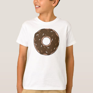 Camiseta Donut de chocolate, anillos, gritos, glaseos, roci