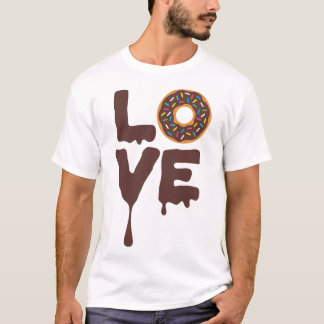 Camiseta Donut de chocolate con amor a las salpicaduras