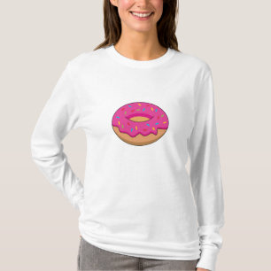 Camiseta Donut de fresa con Personalizado Sprinkles