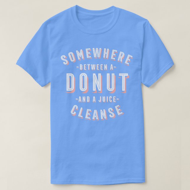 Camiseta Donut divertidos y pasteles de limpieza interna de (Diseño del anverso)