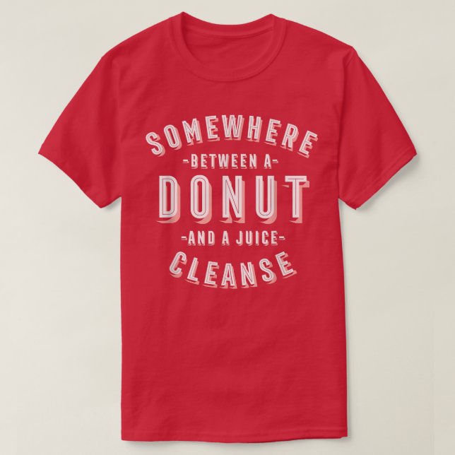 Camiseta Donut divertidos y pasteles de limpieza interna de (Diseño del anverso)