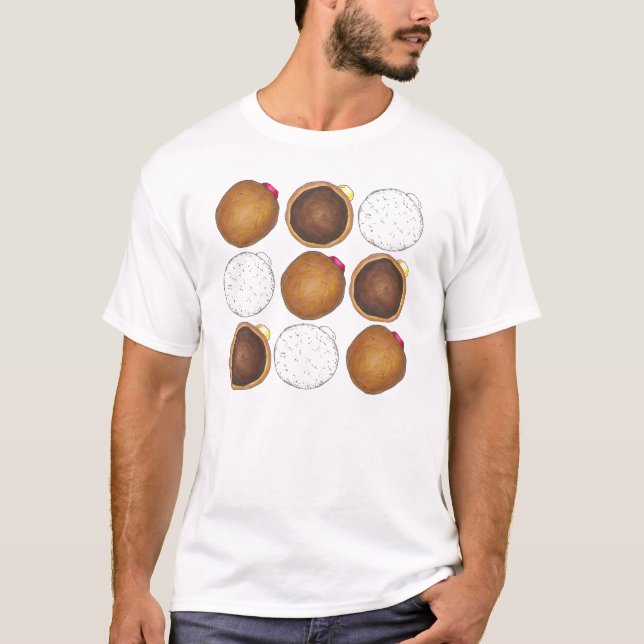 Camiseta Donut Donuts Tee Shirt rellena con crema y gelatin (Anverso)