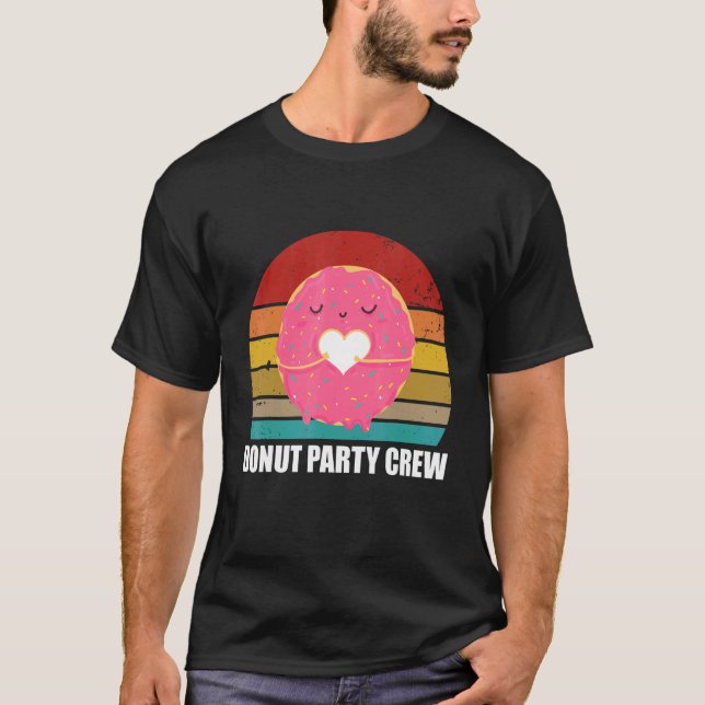 Camiseta Donut Equipo Fiesta Guay Doughnut Para Hombres Muj (Anverso)
