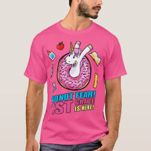 Camiseta Donut Fear 1º Grado Está Aquí De Vuelta A La Escue