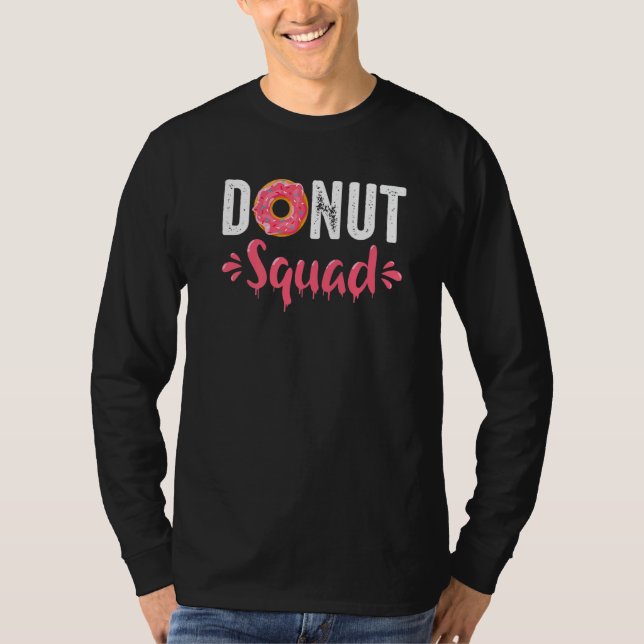 Camiseta Donut Food Donuts Doughnut Squad   (Anverso)