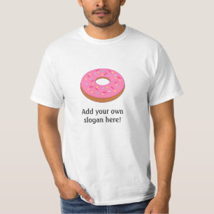 Camiseta Donut Frosted: Lema de Personalizable