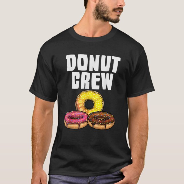 Camiseta Donut Gracioso para hombres mujeres de nogal rocia (Anverso)