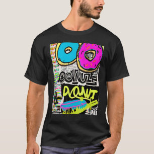 Camiseta Donut Graffiti Pop Costume Niños Hombres 1