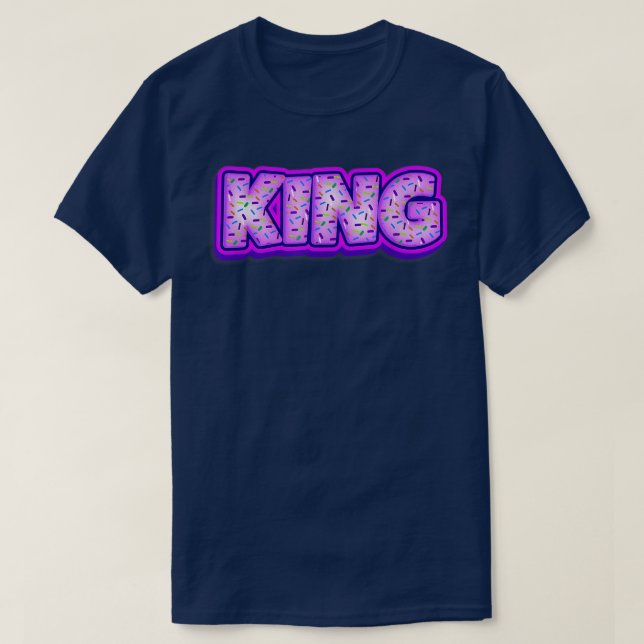 Camiseta Donut King Baker Donuts Lover Baking Royalty Baked (Diseño del anverso)