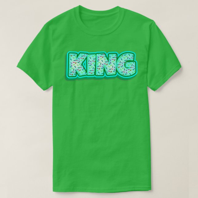 Camiseta Donut King Baker Donuts Lover Baking Royalty Baked (Diseño del anverso)