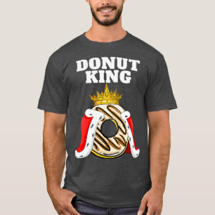 Camiseta Donut King Doughnut Gracioso Donut Lover