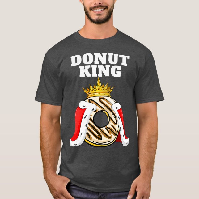 Camiseta Donut King Doughnut Gracioso Donut Lover (Anverso)