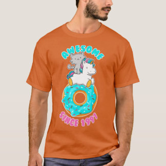 Camiseta Donut Kitten Unicorn increíble desde 1997