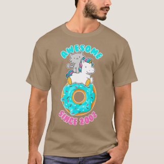 Camiseta Donut Kitten Unicorn increíble desde 2002
