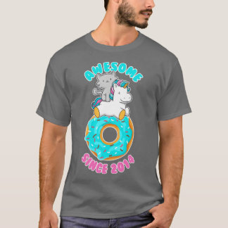 Camiseta Donut Kitten Unicorn increíble desde 2014